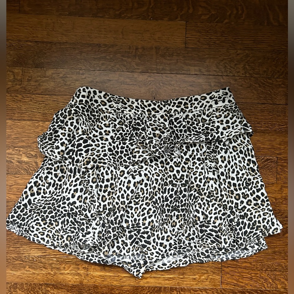 Zara Cheeta Print Skort